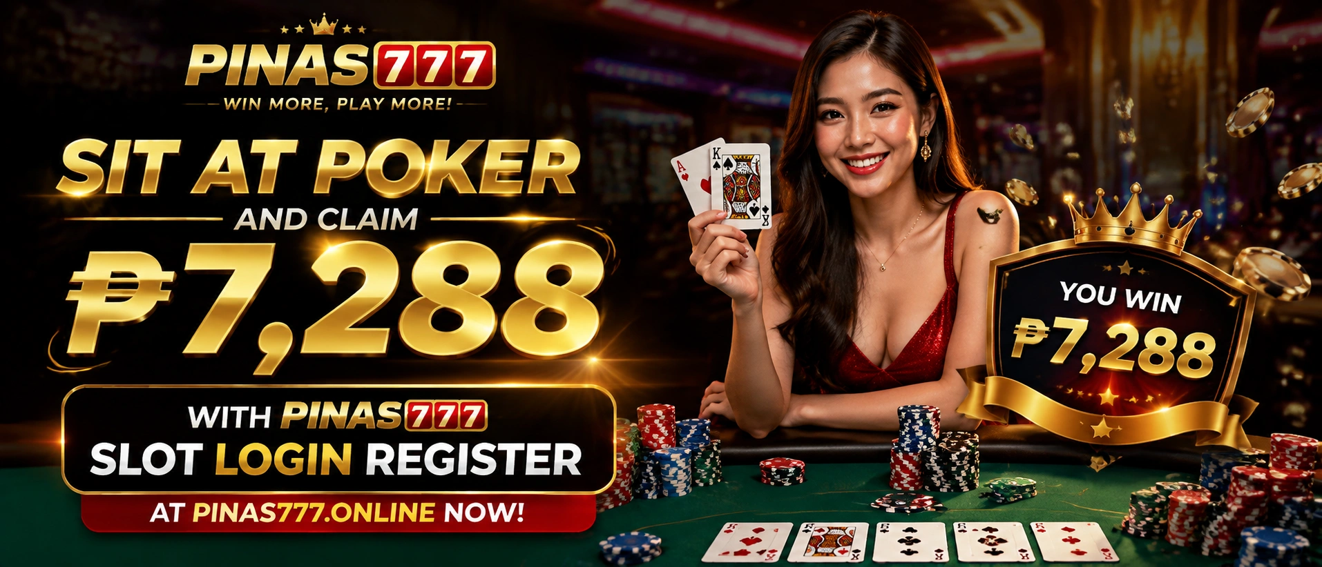 Online poker promotional visual